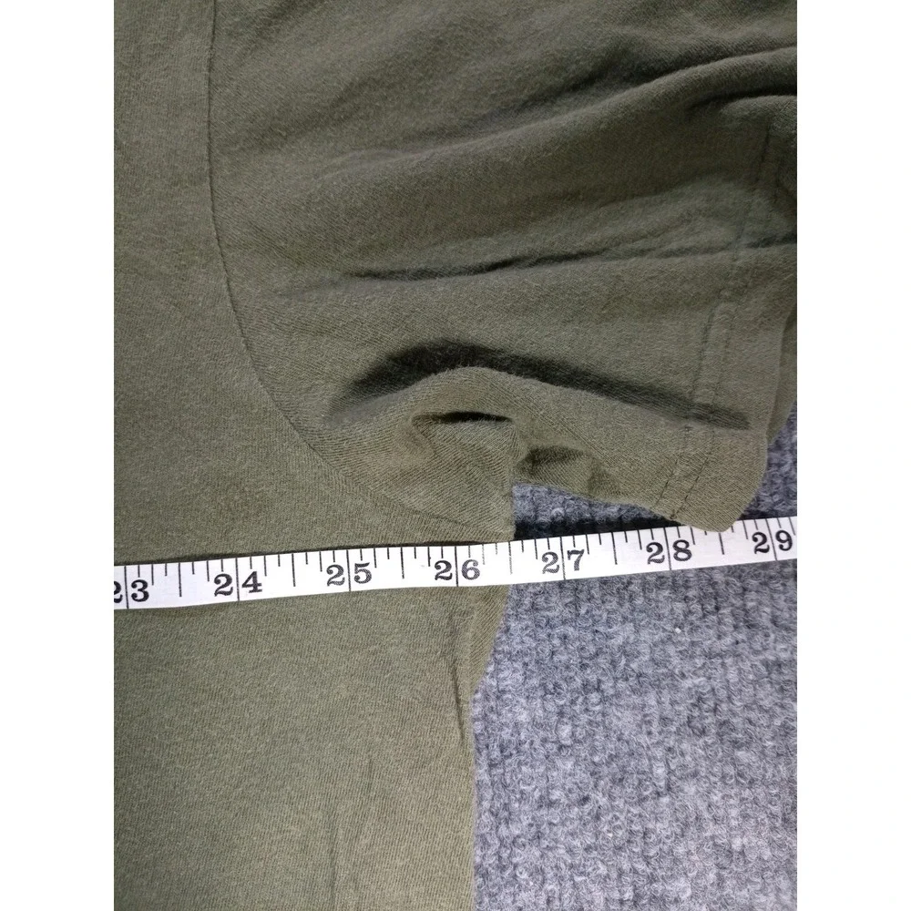 Polo Ralph Lauren Men's XXL T Shirt Olive Green Red Pony Logo (Stain / Hole)